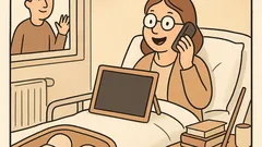 Dowcip: Mąż wiezie polonistkę do szpitala…