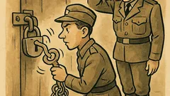 Dowcip: Sierioża, zamknąłeś drzwi na klucz?