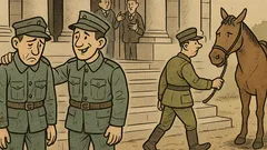 Dowcip: Nie przyjęli mnie na uniwersytet, towarzyszu dowódco…