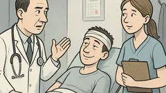 Dowcip: Siostro, zapytać rannego o imię?