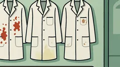 Dowcip: Po plamach poznasz anestezjologa…